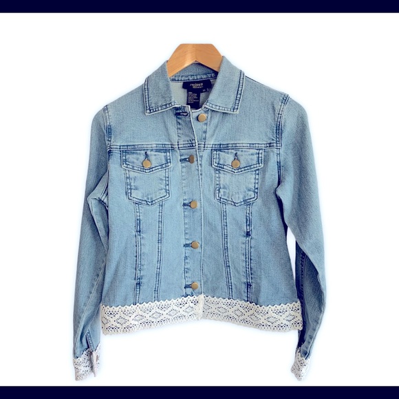 Twiggy London Jean Jacket Sz XS - Picture 3 of 7